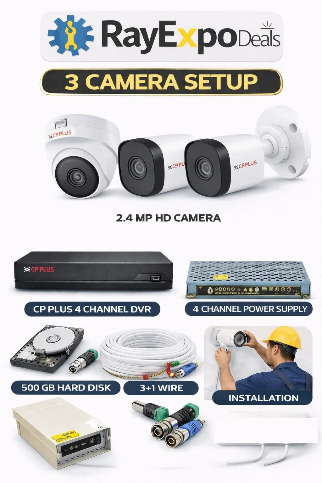 3 Camera Setup