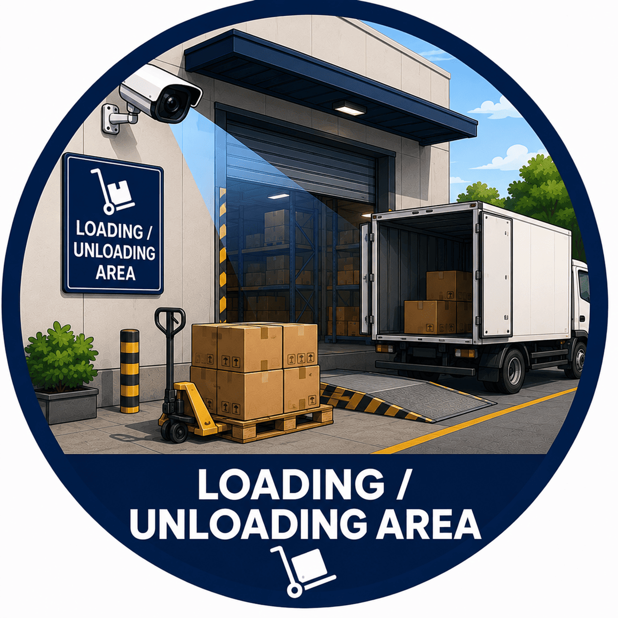 Loading unloading Area
