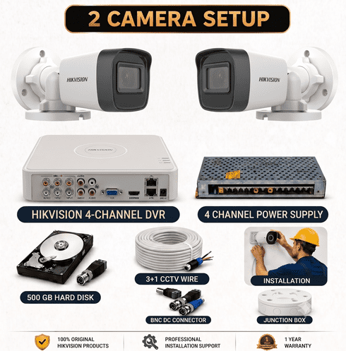HIKVISION 2 MP HD CAMERA SETUP AUDIO