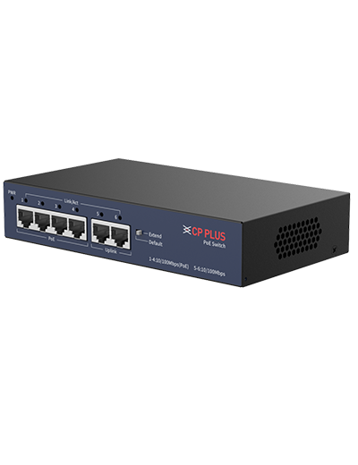CP PLUS 4 PORT POE SWITCH